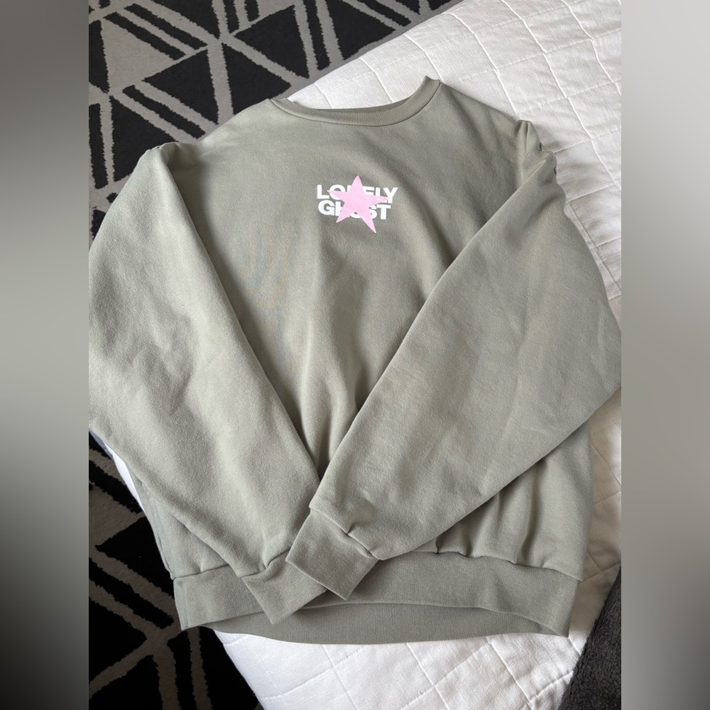 Lonely Ghost Lone Star Crewneck - size L